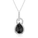 Black Diamond Pendants & Necklaces 