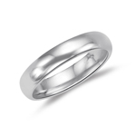 5 mm Comfort-Fit Wedding Band in Sterling Silver