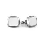 Cushion Cufflinks in Sterling Silver