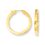 Gold Hoop Earrings in 14K Yellow Gold