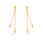 Gold Matching Earrings in 14K Yellow Gold