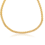 Panther Necklace in 14K Yellow Gold