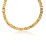 Panther Necklace in 14K Yellow Gold